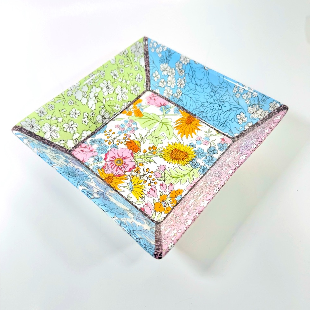 222 Fifth Floral Revelry Square Bowl